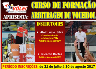 Curso de Arbitragem em Belo Horizonte/2017. 