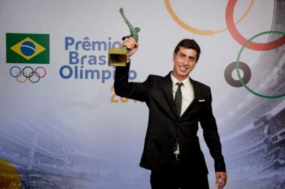 Caio Bonfim foi escolhido o Atleta da Torcida com 46% dos votos (Alexandre Loureiro/Exemplus/COB) 