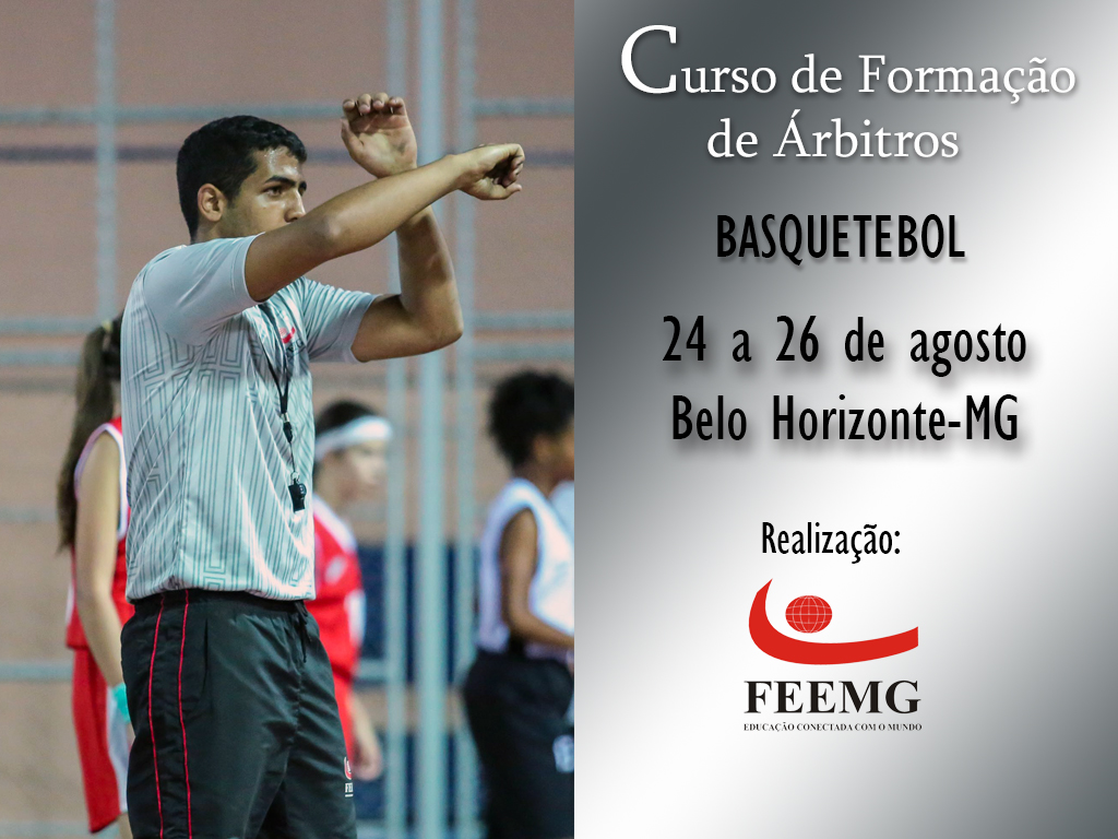 OPORTUNIDADE – Curso de Formação de Árbitros de Basquete