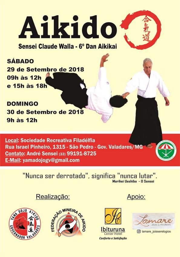Legenda: Divulgação/Federação Mineira de Aikido