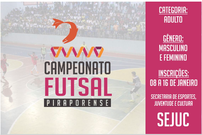 Campeonato Piraporense de Futsal Masculino e Feminino Adulto 2018