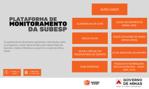 Plataforma de Monitoramento da Subesp