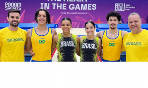 Atletas de Contagem representam o Brasil no Pan-Americano de Ginástica de Trampolim com apoio da Lei Estadual de Incentivo ao Esporte!